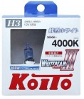 Автолампы KOITO P0752W H3, 55W WHITEBEAM III 4000К (2 шт.)