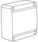 Коробка распределительная SDN2 (для кабель-канала TA-GN H60) DKC 01870