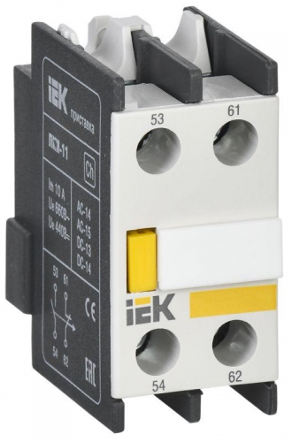 Приставка контактная ПКИ-11 IEK KPK10-11 KPK10-11