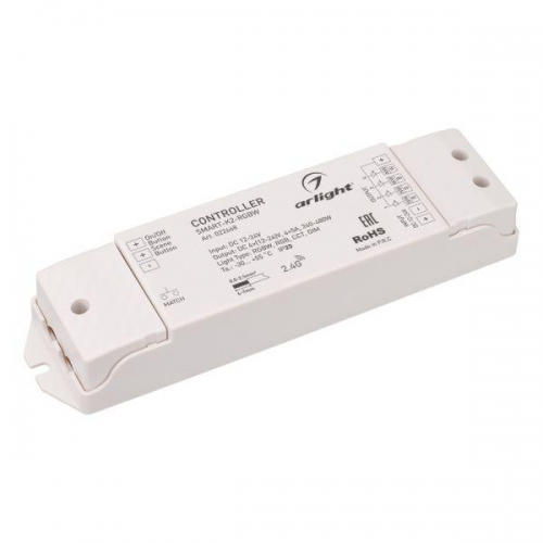 Контроллер SMART-K2-RGBW (12-24В 4х5А 2.4G) IP20 пластик Arlight 022668 22668