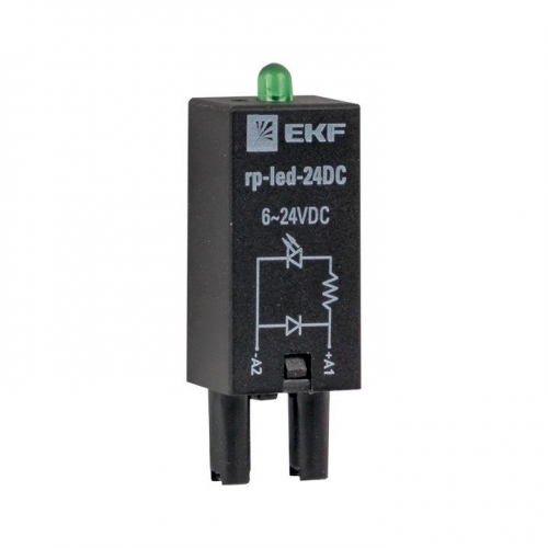 Модуль светодиодный 24 VDC для промежуточных реле RP AVERES EKF rp-led-24DC rp-led-24DC