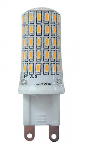 Лампа светодиодная PLED-G9 7Вт капсульная 2700К тепл. бел. G9 400лм 220В JazzWay 1039064B 1039064B