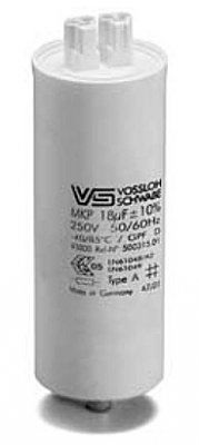 Конденсатор Vossloh Schwabe WTB 20 мкФ ±5% 250V S9 D18 (Пласт. корпус/Wago/-40C...+85C) 528552