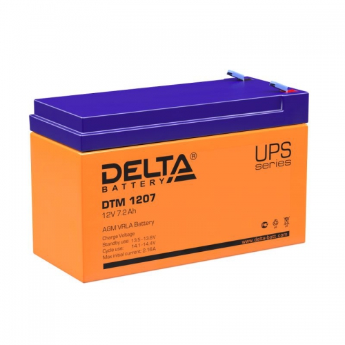 Аккумулятор 12В 7А.ч. Delta DTM 1207 DTM1207