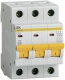 Выключатель автоматический модульный 3п C 63А 4.5кА ВА47-29 ИЭК MVA20-3-063-C MVA20-3-063-C