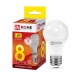 Лампа светодиодная LED-A60-VC 8Вт грушевидная 230В E27 3000К 760лм IN HOME 4690612024004 4690612024004